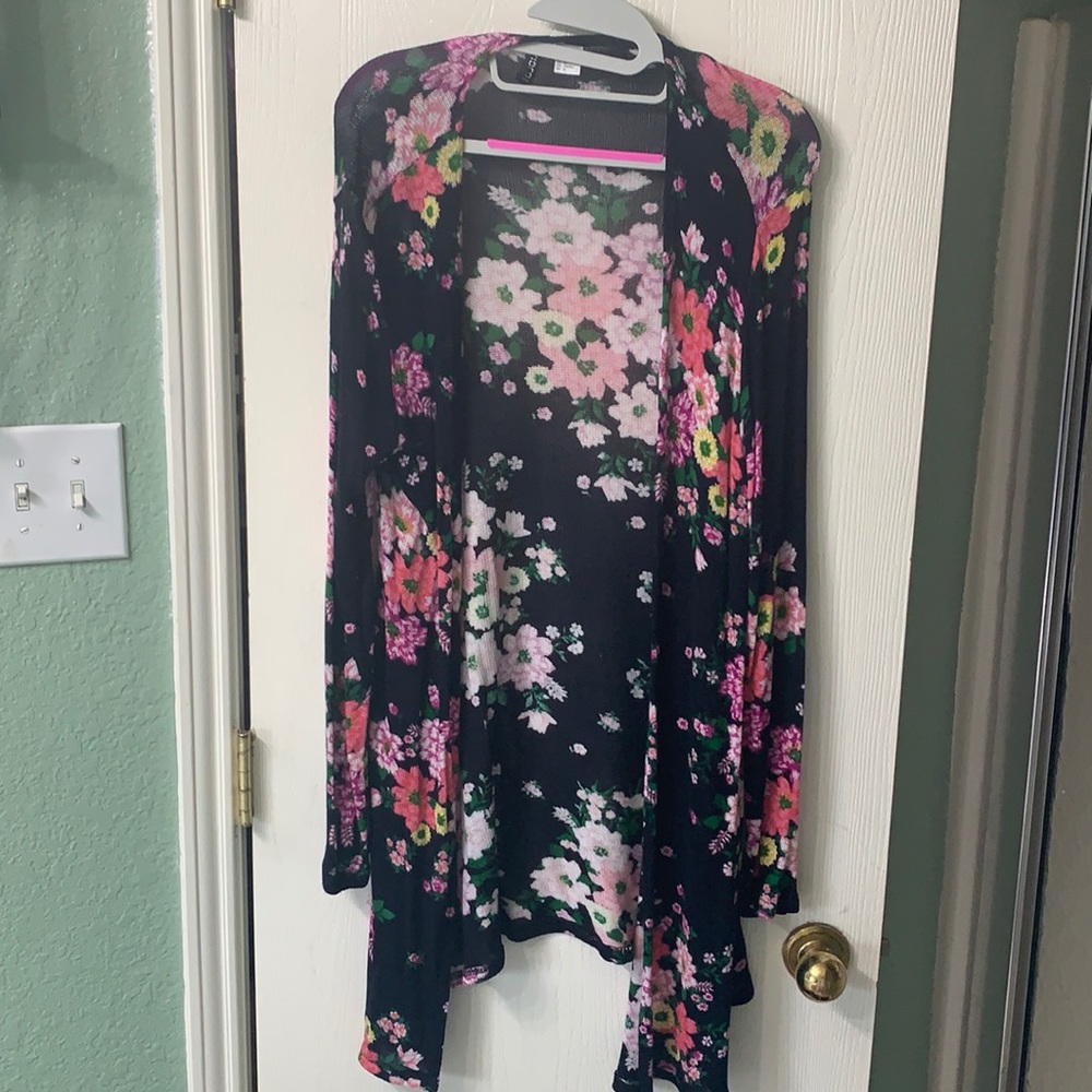 H&M long sleeve floral sweater